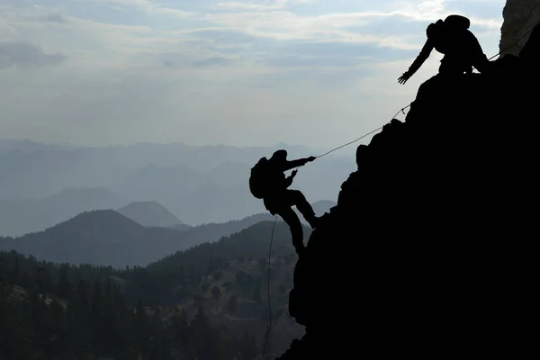 Teamwork Passie Voor Passie Doorzettingsvermogen Strijd — Stockfoto