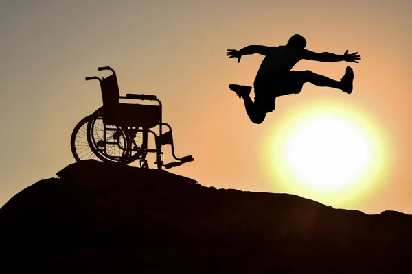 Handicap Iemands Levensstijl Ongewone Hoopt — Stockfoto