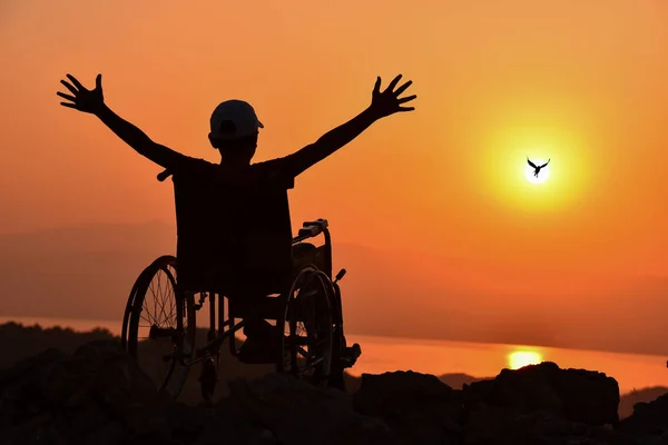 Handicap Levensstijl Bevrijdend Ontspannen — Stockfoto