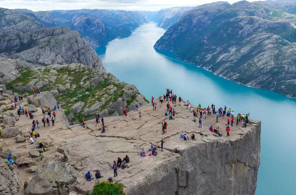 Monumenten Toeristische Gebieden Noorwegen — Stockfoto