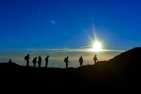 Fantastiskt Soluppgång Tid Promenader Aktivitet — Stockfoto