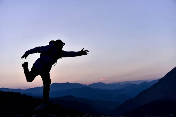 Tranquillità Montagna Vette Silenzio — Foto Stock