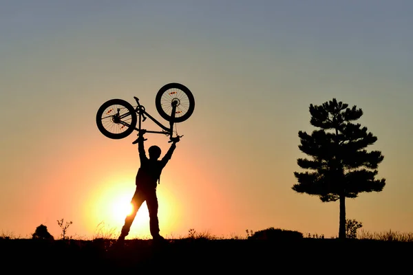 Życie Jest Jak Jazda Rowerze Aby Zachować Równowagę Musisz Iść — Zdjęcie stockowe