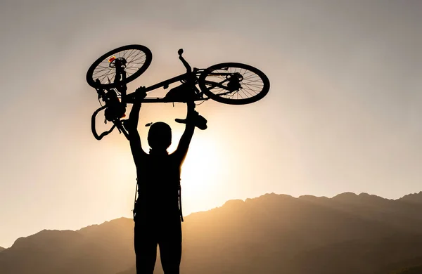 Radfahrer Sehen Wesentlich Mehr Von Dieser Schönen Welt Als Jede — Stockfoto