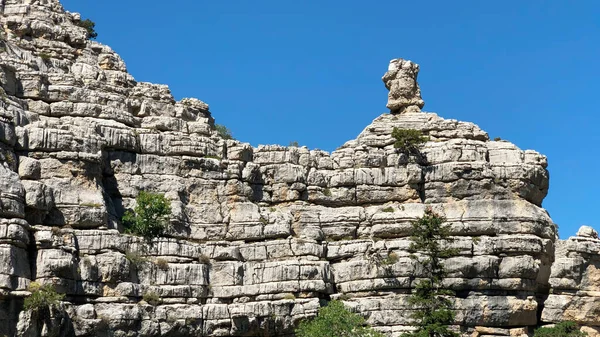 Sehr Dichte Schichten Ungewöhnliche Orte Und Gefährliche Unwegsame Berge — Stockfoto