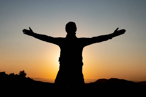 Ser Positivo Vida Comenzar Día Sincero Emocionante —  Fotos de Stock