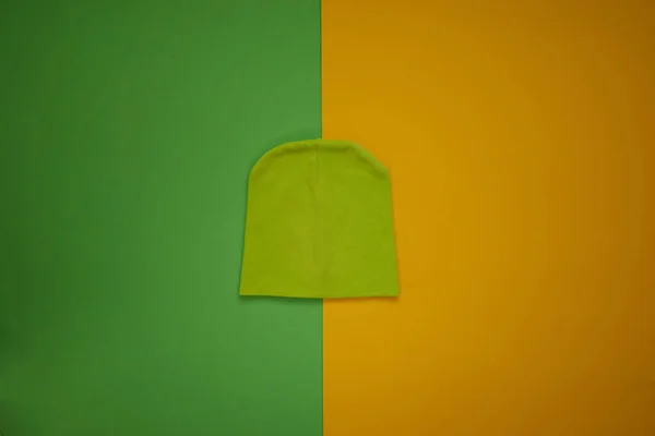 Colorido Sombrero Niños Vívidos Demi Temporada Otoño Ropa Moda Infantil — Foto de Stock