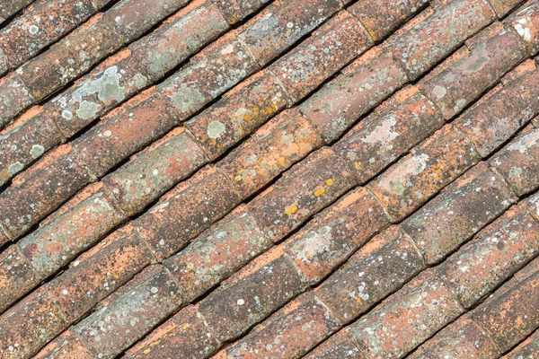 Old tile with sign of mould roof detail background