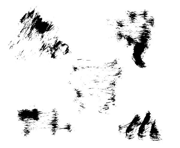 Vektorové tahy štětce grunge texturované body pozadí — Stockový vektor