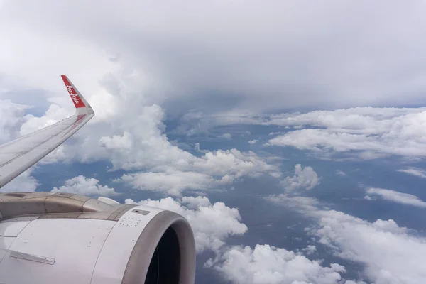 Bangkok Tailandia Mayo 2019 Vista Panorámica Del Cielo Desde Asiento — Foto de Stock