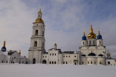 Tobolsk Rusya bir şehirdir. Tobolsk Kremlin.