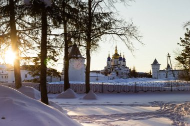 Tobolsk Rusya bir şehirdir. Tobolsk Kremlin.