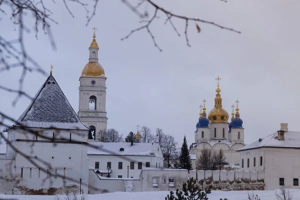 Tobolsk es una ciudad en Rusia. Tobolsk Kremlin . — Foto de Stock