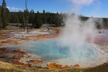 Wyoming 'deki Yellowstone Ulusal Parkı dünyanın en uç noktalarından biridir.. 