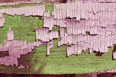 Eski ahşap doku ile peeling boya artıkları parçaları kalıntıları ile eski ahşap arka plan eski ahşap üzerine boya. Doku eski ağaç bir kurulu ile boya, antika arka plan boya soyulmuştu. Eski