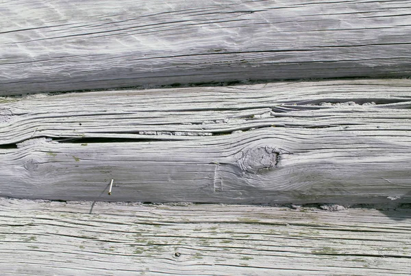 La textura de madera vieja con patrones naturales. Dentro del fondo del árbol. Antiguo grueso y envejecido tablones de pared de madera gris textura de fondo —  Fotos de Stock
