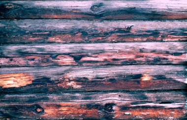 Parlak bir doku ile eski bir ahşap duvar arka plan. ahşap tahta doku duvar seçili rengi boya ultraviyole ile arka plan