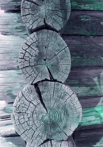 Textura Madera Vieja Con Patrones Naturales Corte Transversal Del Viejo —  Fotos de Stock