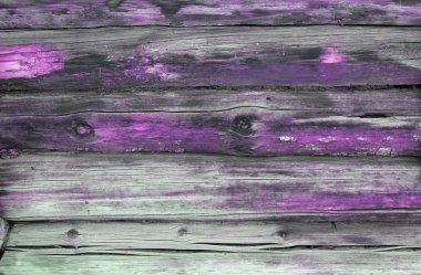 Parlak bir doku ile eski bir ahşap duvar arka plan. ahşap tahta doku duvar seçili rengi boya ultraviyole ile arka plan