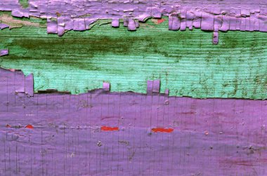 eski mavi kurulu kırık boya, vintage ahşap arka plan, grunge tahta ile. Eski ahşap arka plan ağaç eski boya artıkları parçaları kalıntıları ile. Doku eski ağaç bir kurulu ile boya, antika arka plan boya soyulmuştu. eski mavi kurulu SRA ile