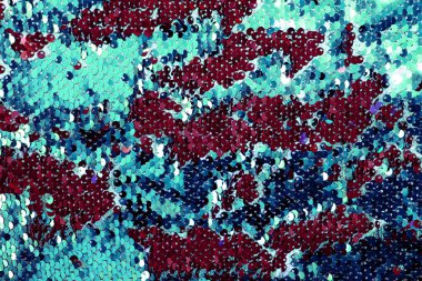 payetler payetler moda elbise, yuvarlak arka plan olarak renkli doku payetli. Metalik parlak pul pul arka plan