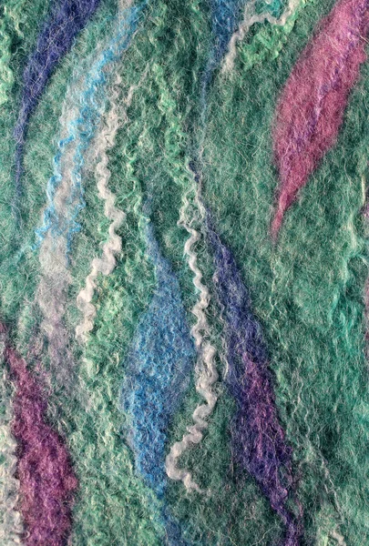 Hand Made Felt Background Texture Wool Texture Handmade Textile — Stock Photo, Image