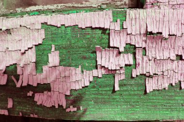 Eski ahşap doku ile peeling boya artıkları parçaları kalıntıları ile eski ahşap arka plan eski ahşap üzerine boya. Doku eski ağaç bir kurulu ile boya, antika arka plan boya soyulmuştu. Eski