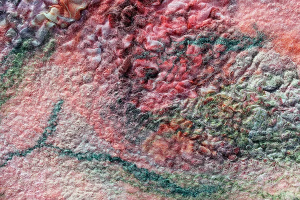 Sztuka kolor filc tło tekstury, wełna ręcznie tekstylia — Zdjęcie stockowe