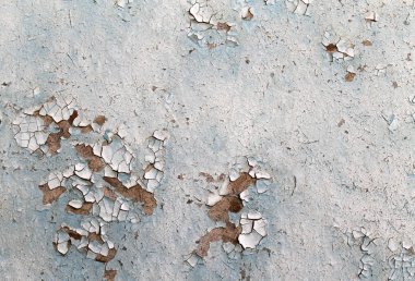 Eski ahşap arka plan ağaç eski boya artıkları parçaları kalıntıları ile. Doku eski ağaç bir kurulu ile boya, antika arka plan boya soyulmuştu. eski mavi kurulu ile kırık boya, vintage, woo