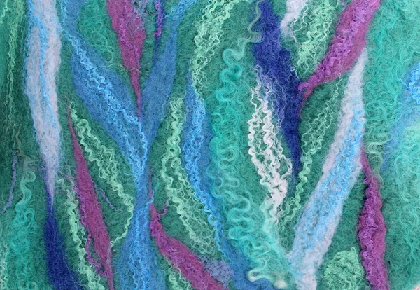 Sanat rengi keçeli arka plan dokusu, yün el yapımı tekstil