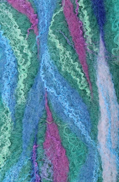 Art color felt background texture, wool handmade textile — Stock Photo, Image