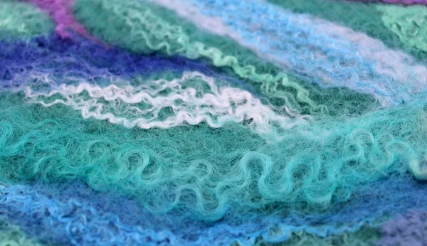 Kunst kleur vilt achtergrond textuur, wol handgemaakte textiel — Stockfoto