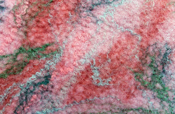 Konst färg filt bakgrund konsistens, ull handgjorda textil — Stockfoto