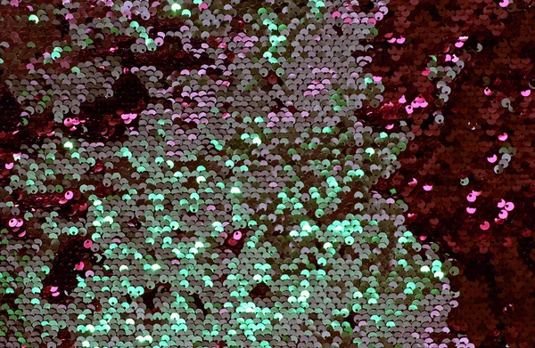 Metalik parlak pul pul arka plan, yuvarlak payetler moda elbise,