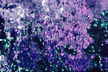 Metalik parlak pul pul arka plan, yuvarlak payetler moda elbise,