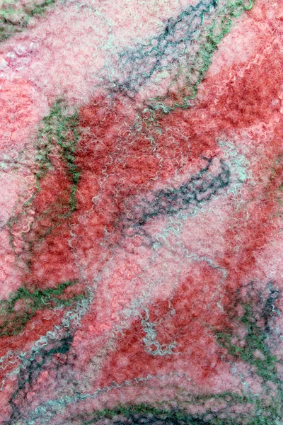 Arte color fieltro fondo textura, lana textil hecho a mano — Foto de Stock