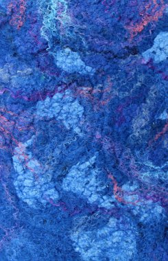 Sanat rengi keçeli arka plan dokusu, yün el yapımı tekstil