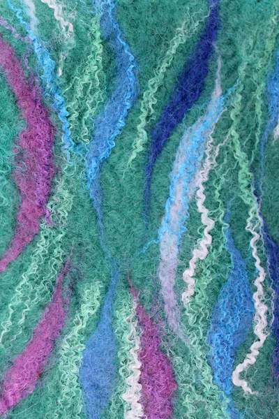 Sanat rengi keçeli arka plan dokusu, yün el yapımı tekstil