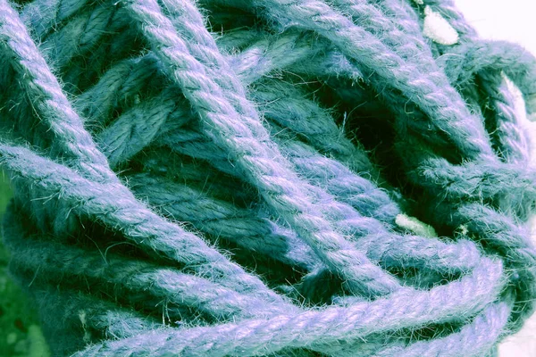 Котушки Морської Мотузки Фону Органічної Текстури — стокове фото