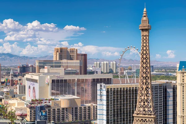 Skyline Las Vegas Strip Día Soleado Julio 2018 Las Vegas —  Fotos de Stock