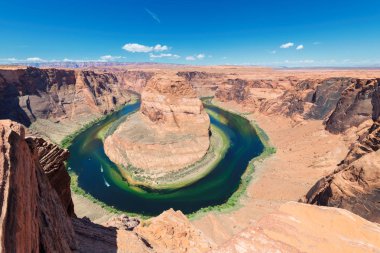 Arizona manzara - büyük kanyon Colorado Nehri'nin at nalı Bend menderes