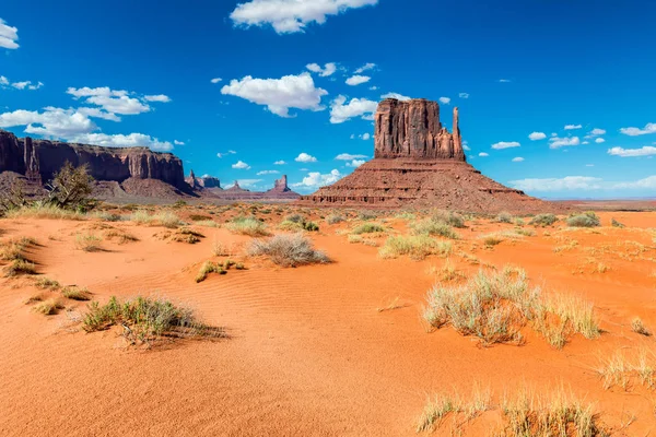 Pouštní Duny Monument Valley Létě Arizoně Utah Usa — Stock fotografie