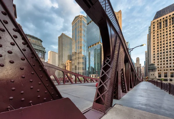 Ponte Centro Chicago Chicago Illinois — Fotografia de Stock