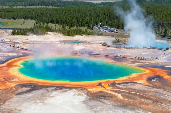 Gran Primavera Prismática Parque Nacional Yellowstone Wyoming — Foto de Stock