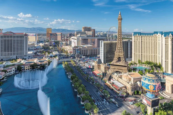 World Famous Vegas Strip Daytime Las Vegas Nevada July 2018 —  Fotos de Stock