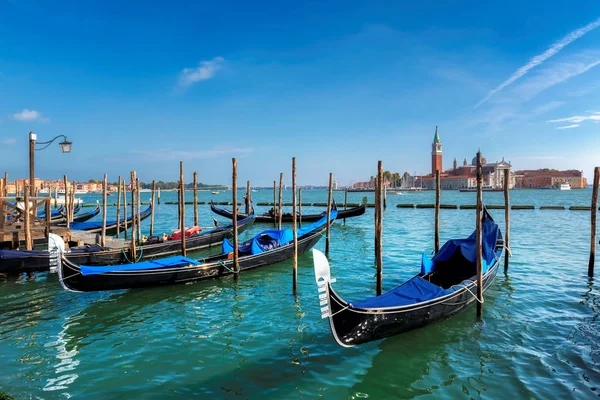 Venedig Gondeln Grang Kanal San Marco Platz Venedig Italien Reisekonzept — Stockfoto