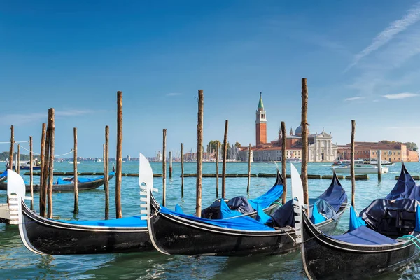 Venedig Gondeln Grang Kanal San Marco Platz Venedig Italien Reisekonzept — Stockfoto