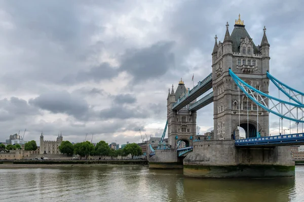 London Tower Bridge Coucher Soleil Angleterre Royaume Uni — Photo