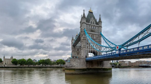 London Tower Bridge Coucher Soleil Angleterre Royaume Uni — Photo