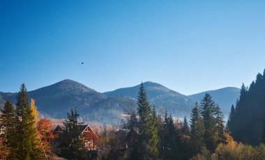 gündoğumu bir dağ manzara güzel görünümü